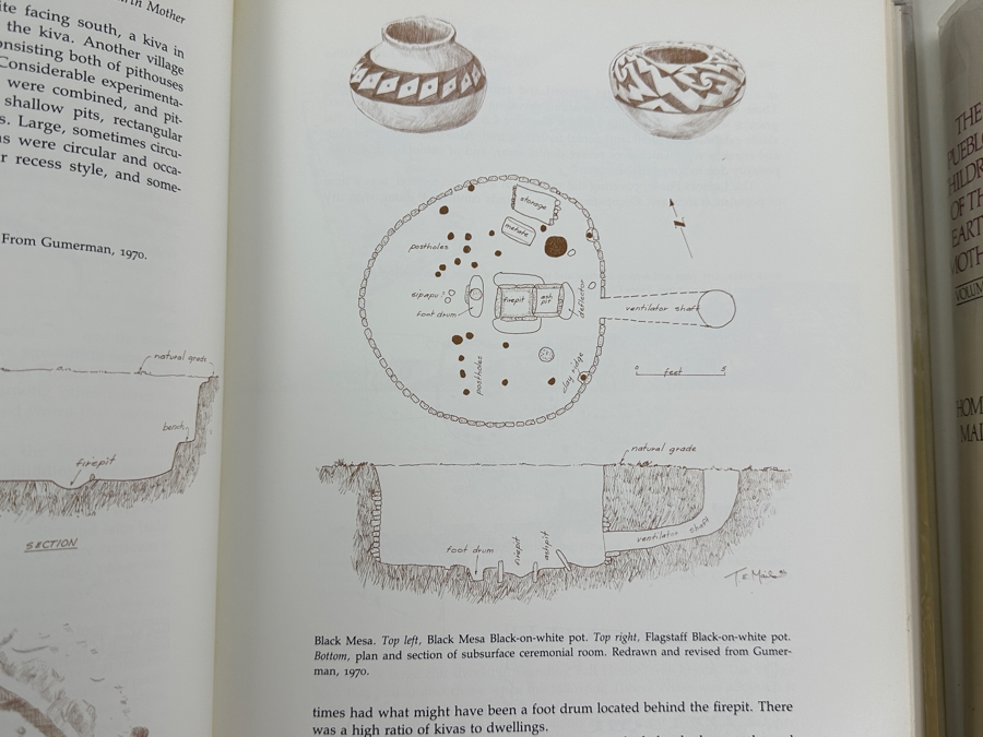 Just Added - Hardcover First Edition Books The Pueblo Children Of The Earth Mother Volumes I & II By Thomas E. Mails 1983 Estimate $200 [Photo 10]