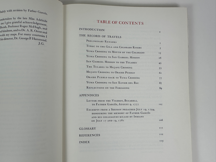 Just Added - Hardcover Limited Edition Book A Record Of Travels In Arizona And California 1775-1776 By Father Francisco Garces New Translation By John Galvin [Photo 8]