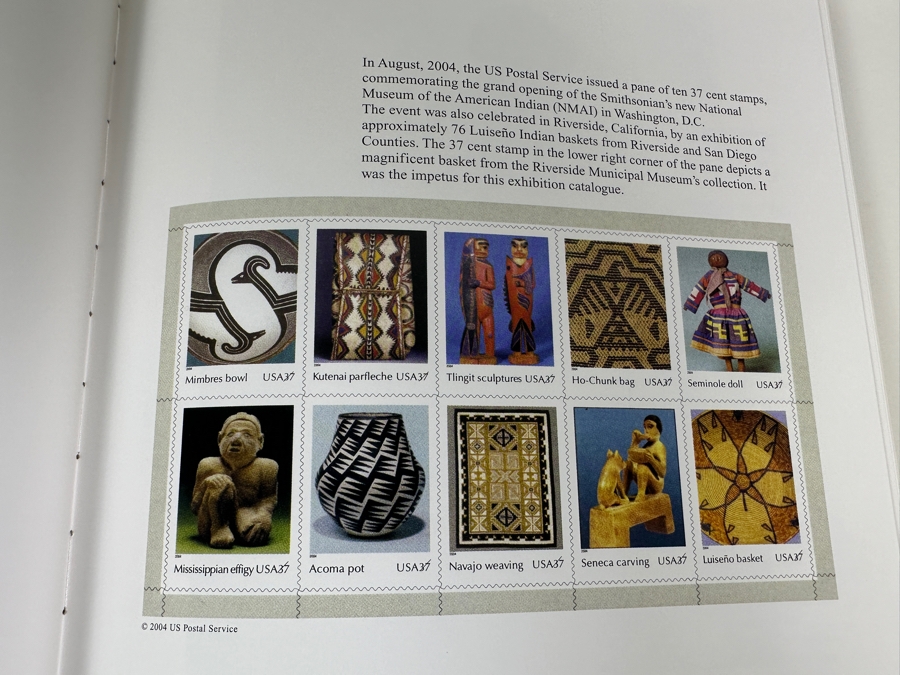 Just Added - Hardcover First Edition Book Southern California Luiseno Indian Baskets By Justin F. Farmer [Photo 9]