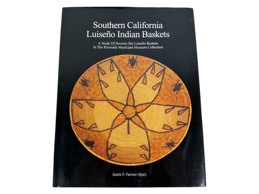 Just Added - Hardcover First Edition Book Southern California Luiseno Indian Baskets By Justin F. Farmer [Photo 1]