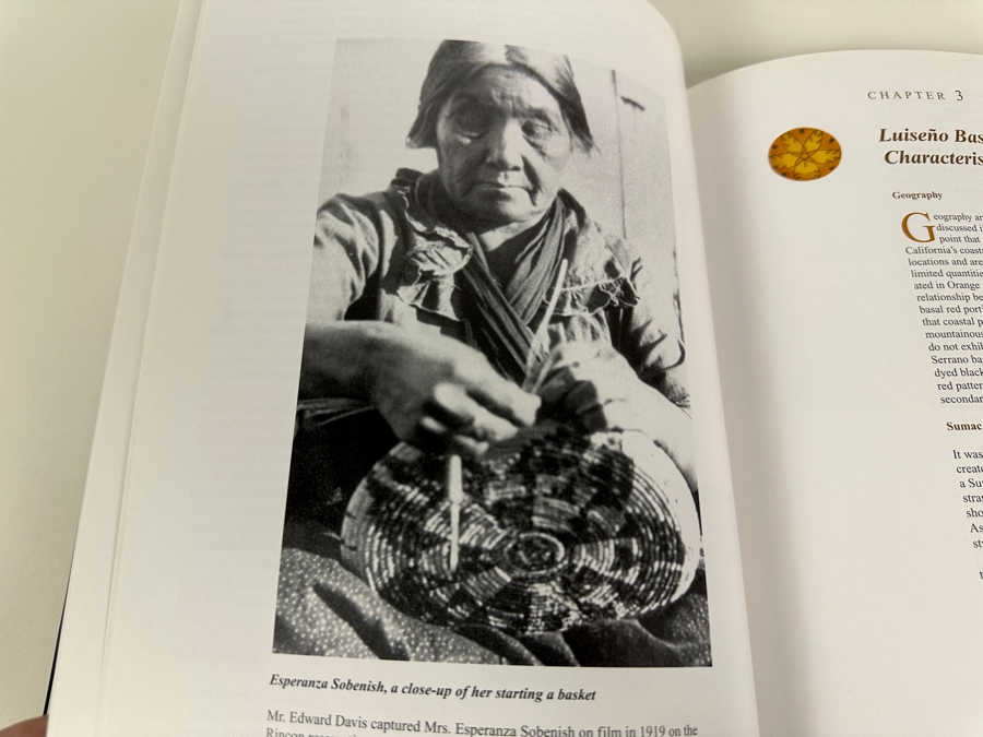 Just Added - Hardcover First Edition Book Southern California Luiseno Indian Baskets By Justin F. Farmer [Photo 8]
