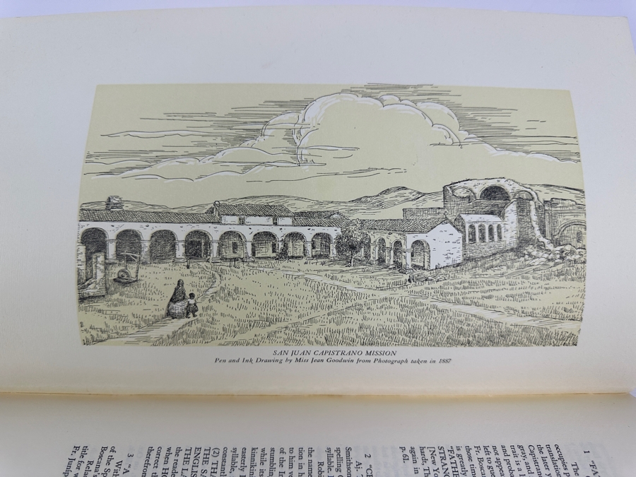Just Added - Limited Edition Hardcover Book 1933 Chinigchinich Historical Account Of The Indians Of St. Juan Capistrano Mission Called The Acagchemem Nation By The Reverend Father Geronimo Boscana Fine Arts Press Estimate $500 [Photo 7]