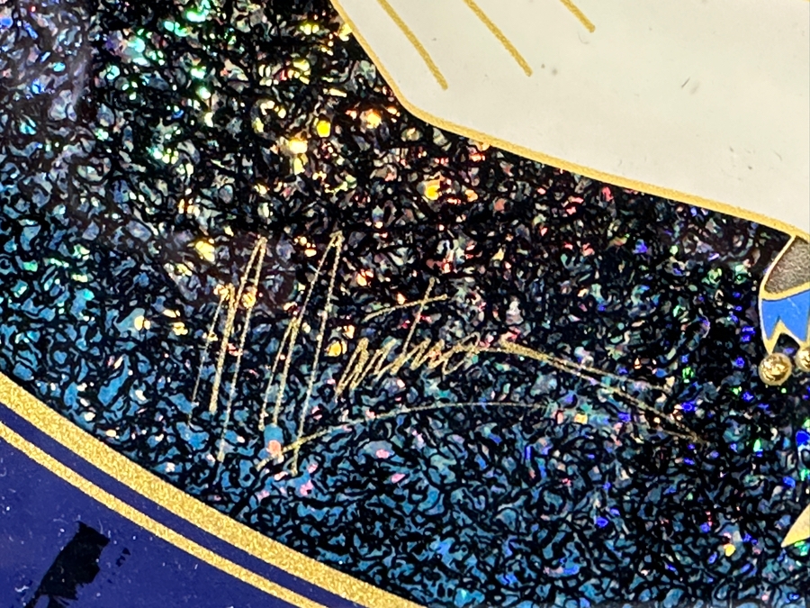 Just Added - Martiros Manoukian Mixed Media Painting Mounted On Board Hand-Signed In Pigment Lower Left By Artist Reflective Love Series 2015 18.5' X 15' Appraised $7,800 [Photo 5]