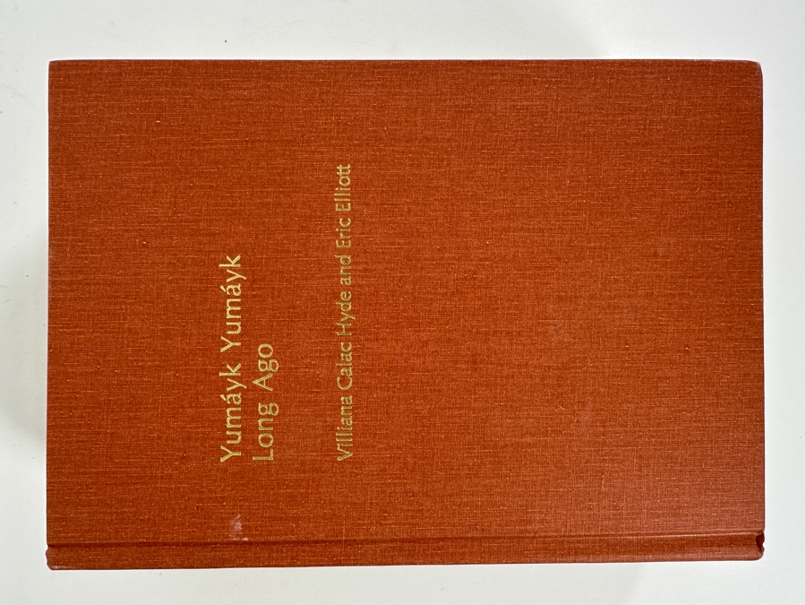 Just Added - Hardcover Book Ymayk Yumayk Long Ago By Villiana Calac Hyde And Eric Elliott University Of California Press Publications In Linguistics Luiseno Indians Language 1994 Estimate $700 [Photo 9]