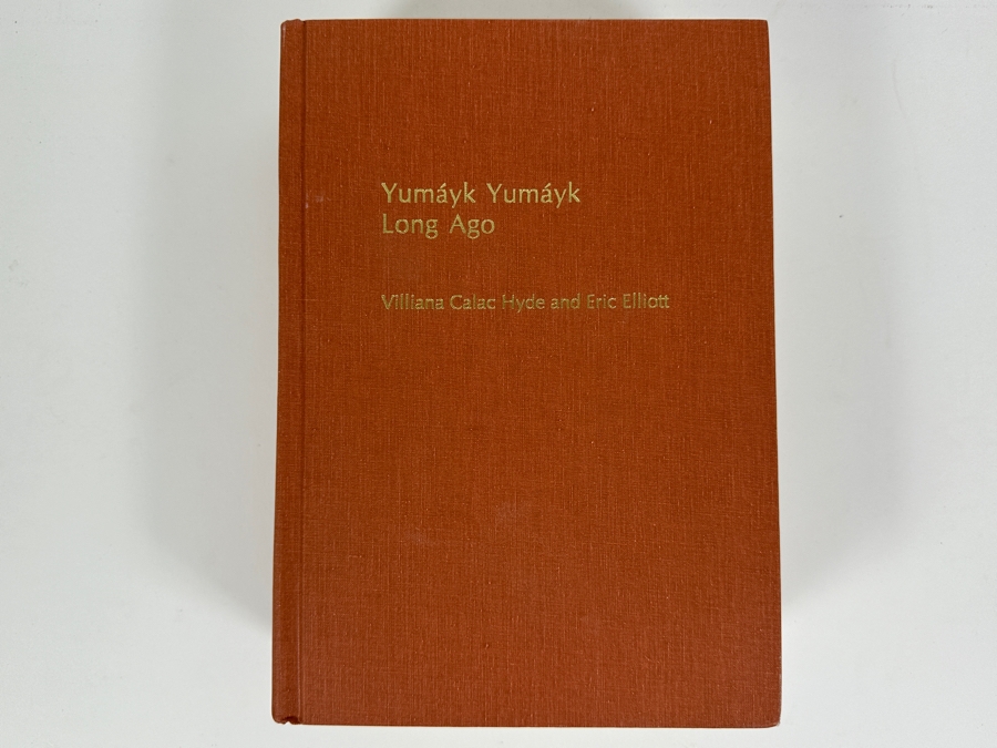Just Added - Hardcover Book Ymayk Yumayk Long Ago By Villiana Calac Hyde And Eric Elliott University Of California Press Publications In Linguistics Luiseno Indians Language 1994 Estimate $700 [Photo 2]
