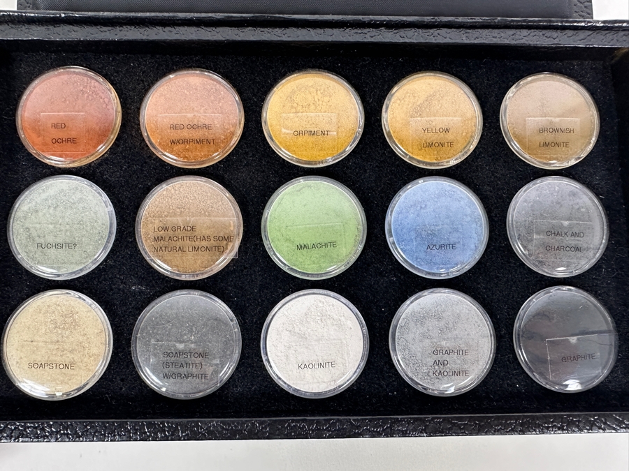 Just Added - Mineral Hardness Test Kit Moh's Scale 1-9 And Sample Specimens: Malachite, Azurite, Soapstone... [Photo 5]