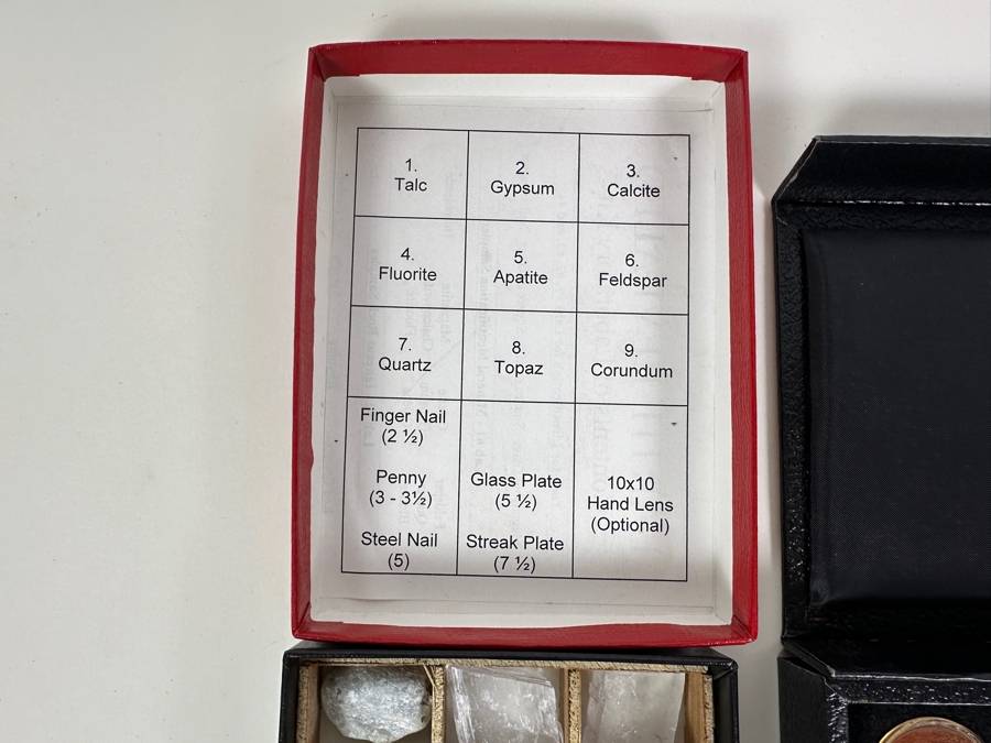 Just Added - Mineral Hardness Test Kit Moh's Scale 1-9 And Sample Specimens: Malachite, Azurite, Soapstone... [Photo 3]