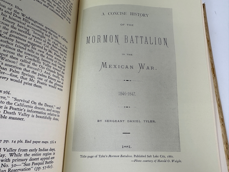 Just Added - First Limted (500 Copies) Edition Hardcover Book Desert Voices A Descriptive Bibliography By E. I. Edwards 1958 Estimate $100 [Photo 7]