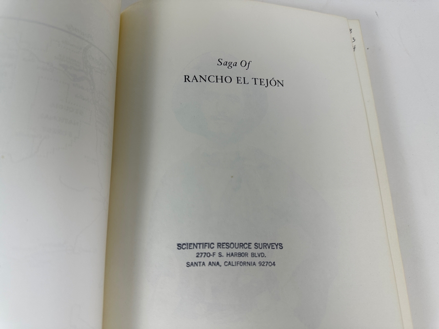 Just Added - First Edition Hardcover Book Saga Of Rancho El Tejon By Frank F. Latta Bear State Books 1976 Estimate $200-$1,500 [Photo 4]