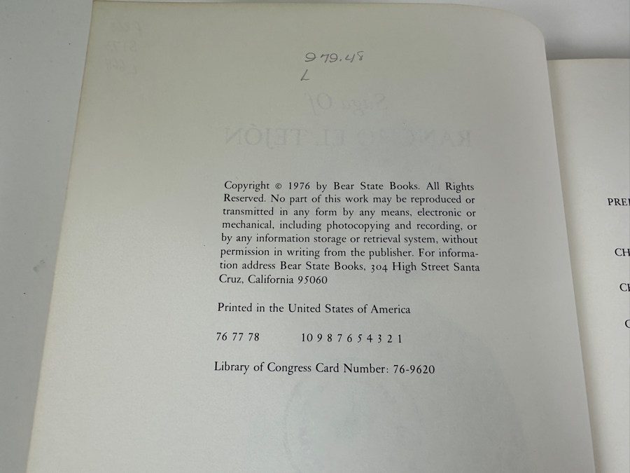 Just Added - First Edition Hardcover Book Saga Of Rancho El Tejon By Frank F. Latta Bear State Books 1976 Estimate $200-$1,500 [Photo 6]
