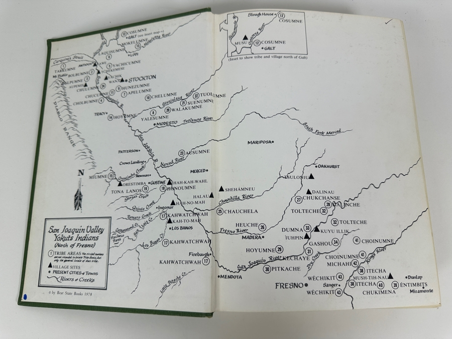 Just Added - First Limited Edition Hardcover Book Handbook Of Yokuts Indians By Frank F. Latta Bear State Books 1977 Estimate $250-$450 [Photo 3]