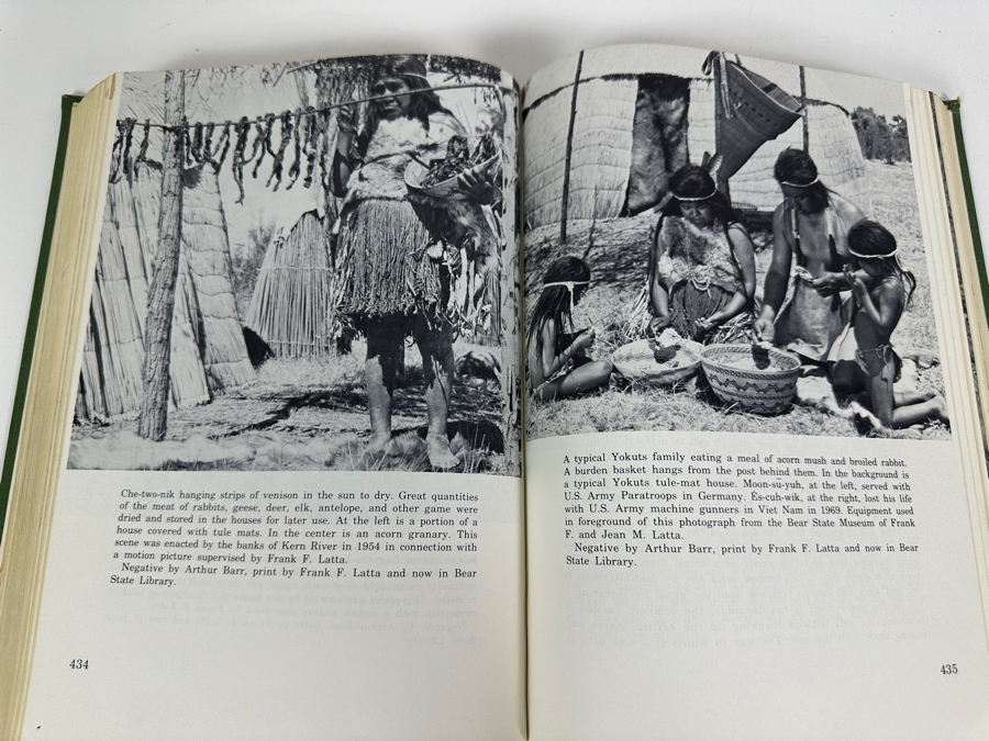 Just Added - First Limited Edition Hardcover Book Handbook Of Yokuts Indians By Frank F. Latta Bear State Books 1977 Estimate $250-$450 [Photo 8]