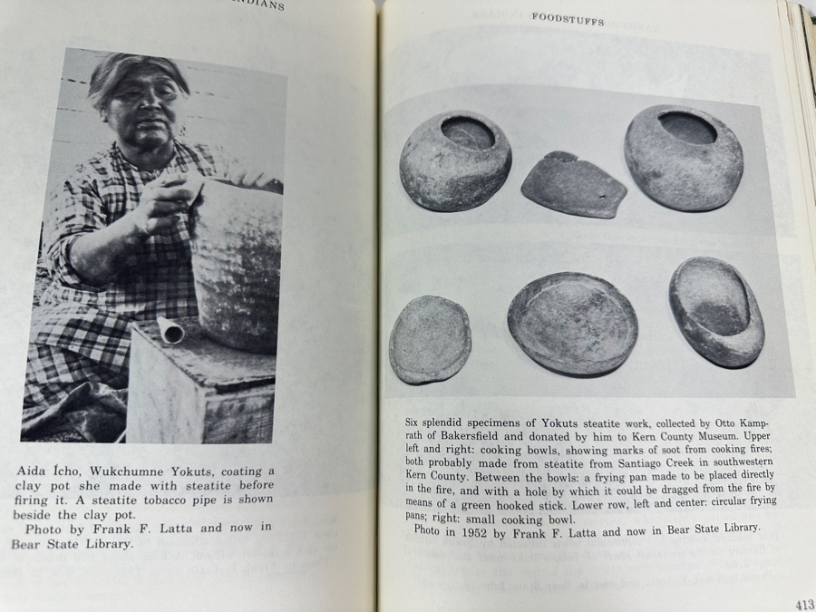 Just Added - First Limited Edition Hardcover Book Handbook Of Yokuts Indians By Frank F. Latta Bear State Books 1977 Estimate $250-$450 [Photo 9]