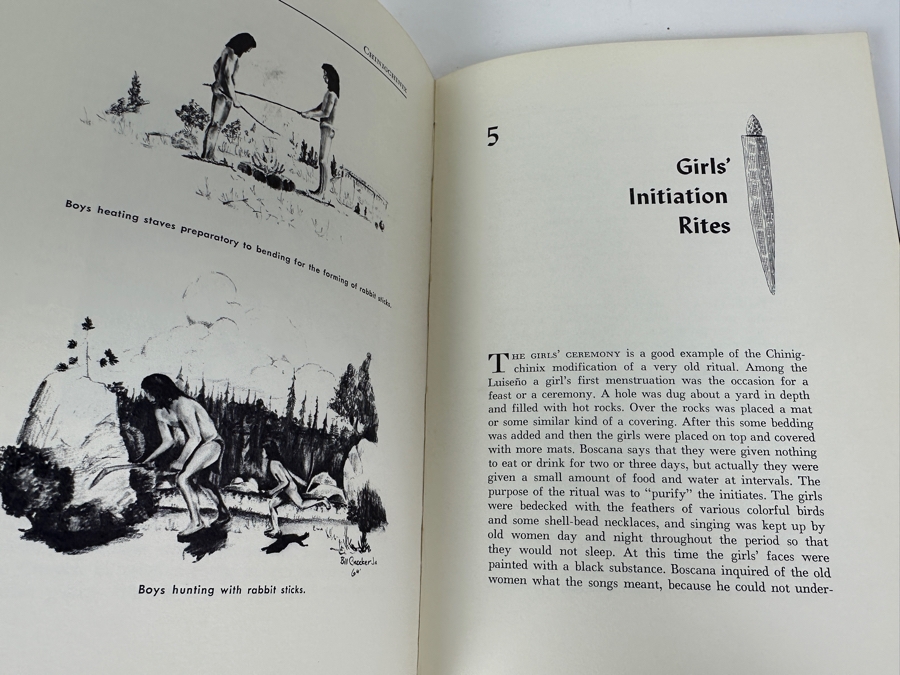Just Added - Signed First Edition 1969 Southwest Museum Chinigchinix: An Indigenous California Indian Religion By James Robert Moriarty Estimate $100 [Photo 8]