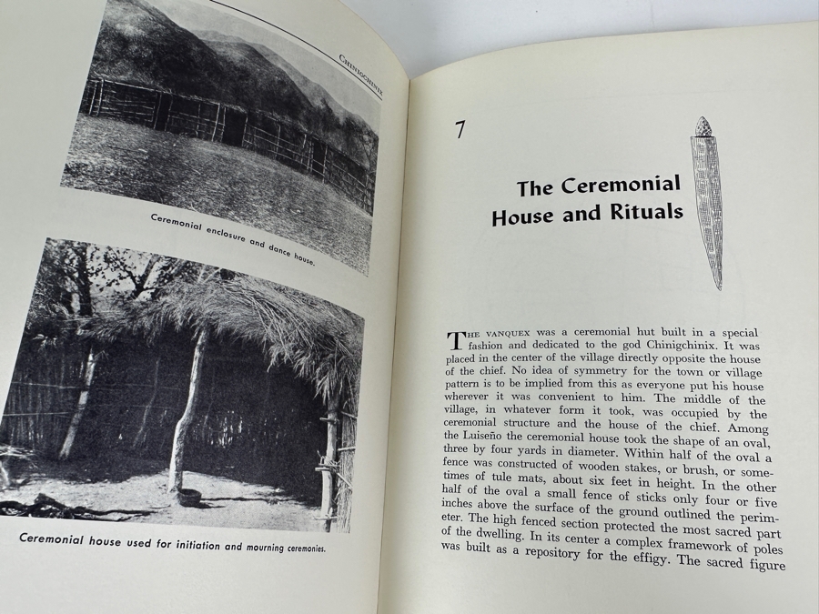Just Added - Signed First Edition 1969 Southwest Museum Chinigchinix: An Indigenous California Indian Religion By James Robert Moriarty Estimate $100 [Photo 7]