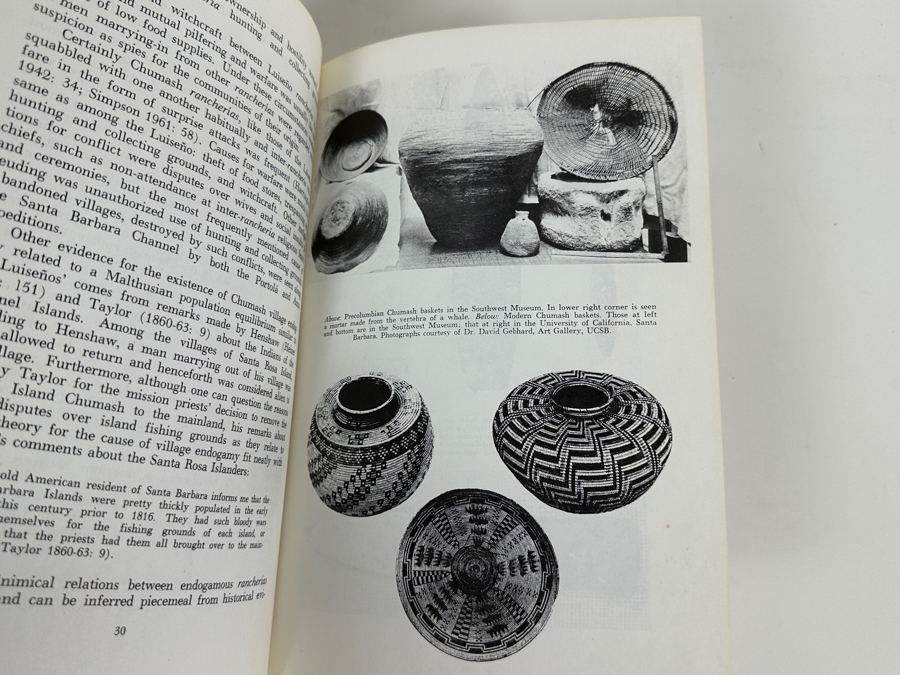 Just Added - First Edition 1965 Southwest Museum Papers Number Nineteen The Chumash Indians Of Southern California By Leif C. W. Landberg Estimate $100 [Photo 7]