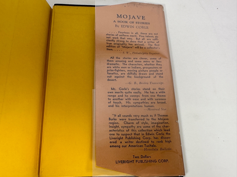 Just Added - First Edition Hardcover Book Fig Tree John By Edwin Corle 1935 Estimate $50-$75 [Photo 9]