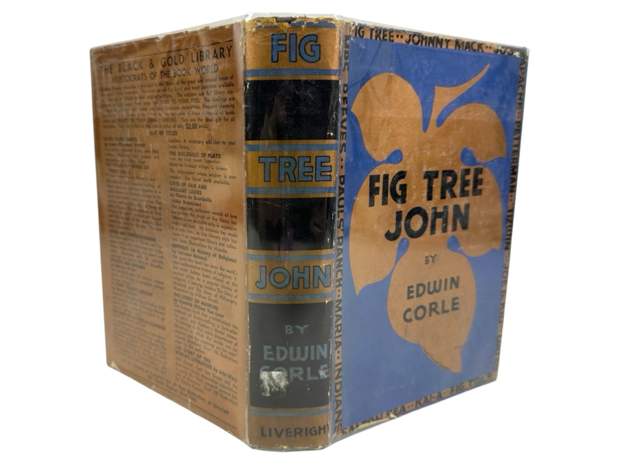 Just Added - First Edition Hardcover Book Fig Tree John By Edwin Corle 1935 Estimate $50-$75 [Photo 1]