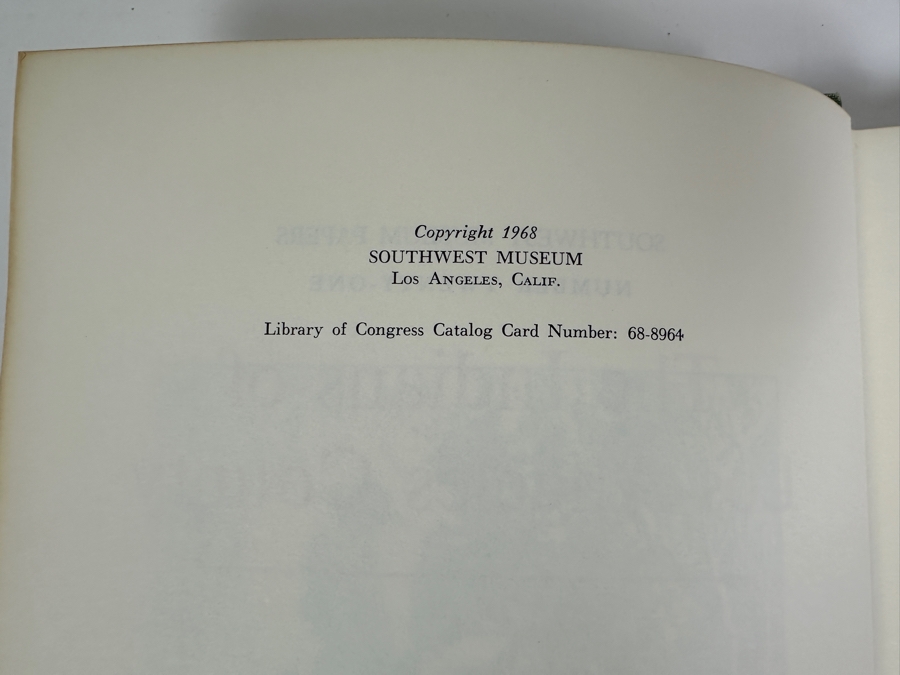 Just Added - First Edition 1968 Southwest Museum Papers Number Twenty-One The Indians Of Los Angeles County Hugo Reid's Letters Of 1852 By Robert E. Heizer Estimate $100 [Photo 4]