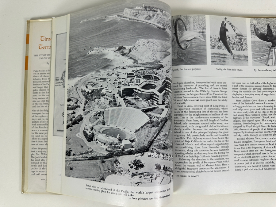 Just Added - Signed Hardcover First Edition Book Time And The Terraced Land: The Story Of California's Unique Palos Verdes Peninsula By Augusta Fink 1966 [Photo 5]