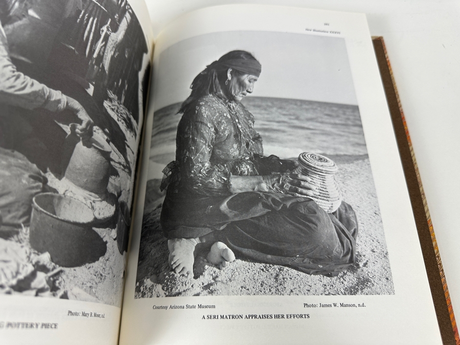 Just Added - The Seri Indians Of Sonora By W. J. McGee First Printing In 1971 By Rio Grande Classic Deluxe Edition Hardcover Book With Slipcover [Photo 15]
