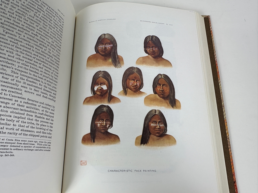 Just Added - The Seri Indians Of Sonora By W. J. McGee First Printing In 1971 By Rio Grande Classic Deluxe Edition Hardcover Book With Slipcover [Photo 10]