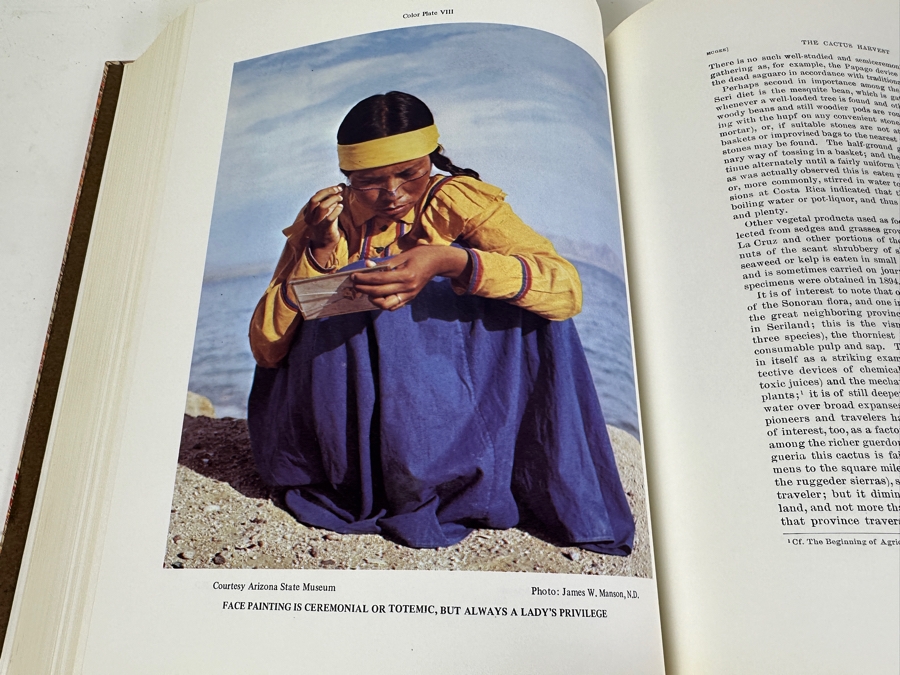Just Added - The Seri Indians Of Sonora By W. J. McGee First Printing In 1971 By Rio Grande Classic Deluxe Edition Hardcover Book With Slipcover [Photo 13]