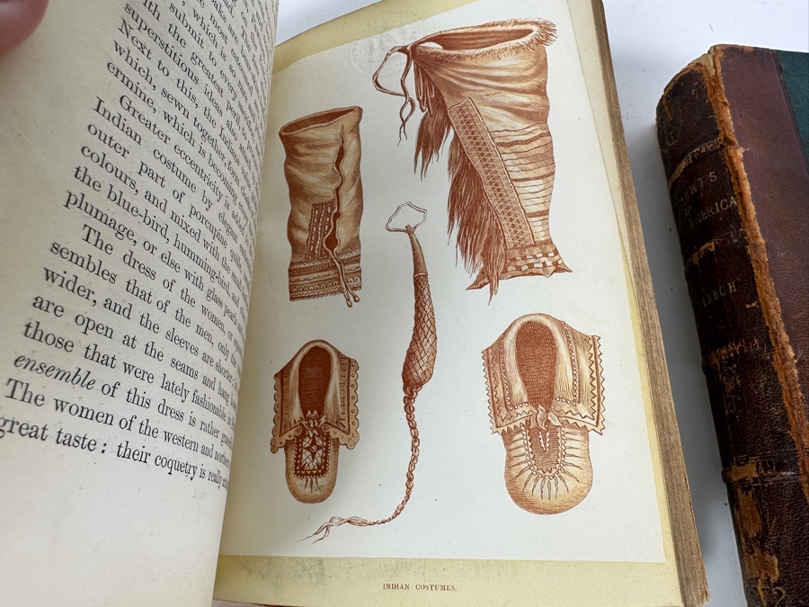 Just Added - Antique 1860 Seven Years' Residence In The Great Deserts Of North America By Abbe Em. Domenech In Two Volumes Hardcover Books London Longman, Green, Longman and Roberts Estimate $150 [Photo 10]