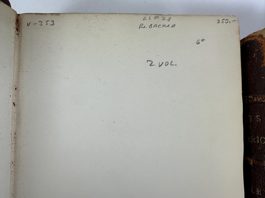 Just Added - Antique 1860 Seven Years' Residence In The Great Deserts Of North America By Abbe Em. Domenech In Two Volumes Hardcover Books London Longman, Green, Longman and Roberts Estimate $150 [Photo 6]
