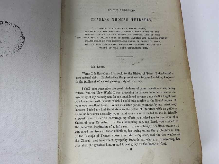 Just Added - Antique 1860 Seven Years' Residence In The Great Deserts Of North America By Abbe Em. Domenech In Two Volumes Hardcover Books London Longman, Green, Longman and Roberts Estimate $150 [Photo 13]