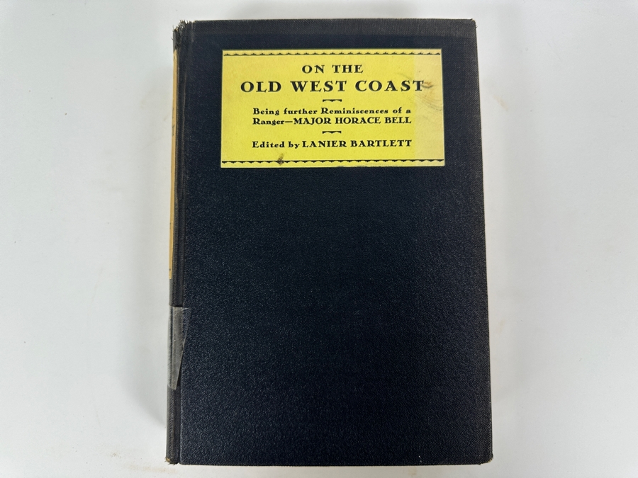 Just Added - Vintage 1930 First Edition Hardcover Book On The Old West Coast By Major Horace Bell [Photo 2]