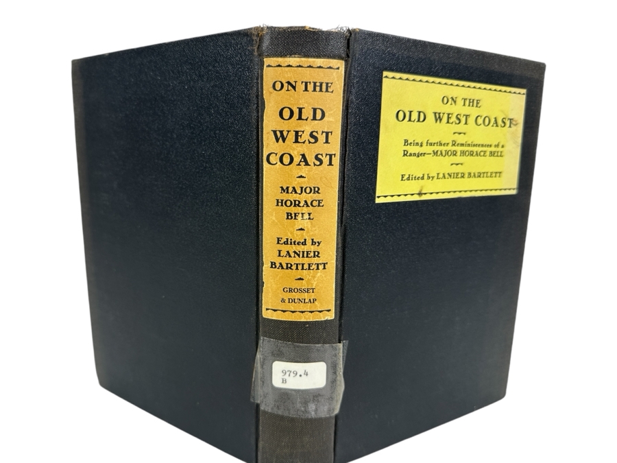 Just Added - Vintage 1930 First Edition Hardcover Book On The Old West Coast By Major Horace Bell [Photo 1]