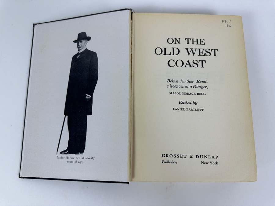 Just Added - Vintage 1930 First Edition Hardcover Book On The Old West Coast By Major Horace Bell [Photo 4]