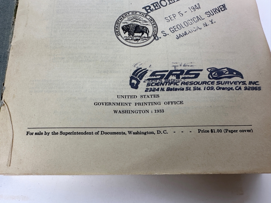 Just Added - Vintage 1933 The United States Of The Interior Guidebook Of The Western United States Part F Southern Pacific Lines New Orleans To Los Angeles Geological Survey Bulletin 845 By N. H. Darton With A Bunch Of Maps [Photo 4]