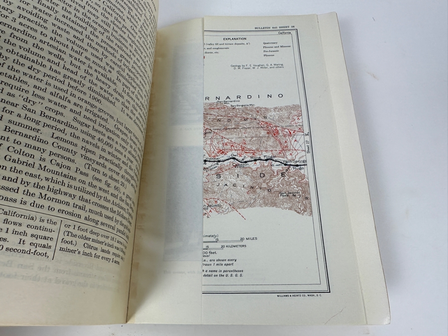 Just Added - Vintage 1933 The United States Of The Interior Guidebook Of The Western United States Part F Southern Pacific Lines New Orleans To Los Angeles Geological Survey Bulletin 845 By N. H. Darton With A Bunch Of Maps [Photo 6]