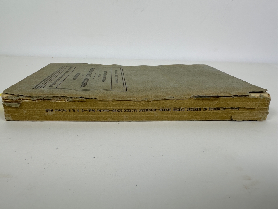 Just Added - Vintage 1933 The United States Of The Interior Guidebook Of The Western United States Part F Southern Pacific Lines New Orleans To Los Angeles Geological Survey Bulletin 845 By N. H. Darton With A Bunch Of Maps [Photo 2]