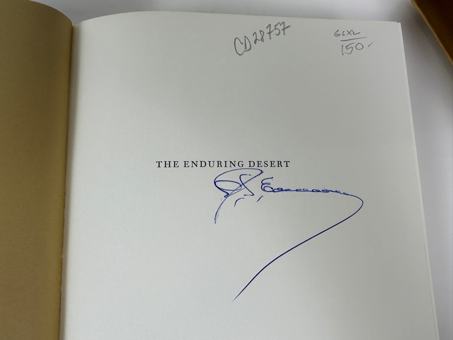Just Added - Signed Hardcover Book With Slipcover The Enduring Desert By E. I. Edwards The Ward Ritchie Press 1969 First Edition Book Estimate $100 [Photo 3]