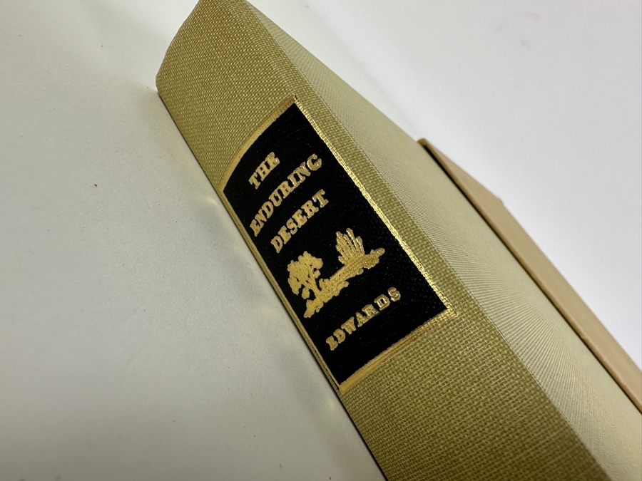 Just Added - Signed Hardcover Book With Slipcover The Enduring Desert By E. I. Edwards The Ward Ritchie Press 1969 First Edition Book Estimate $100 [Photo 2]