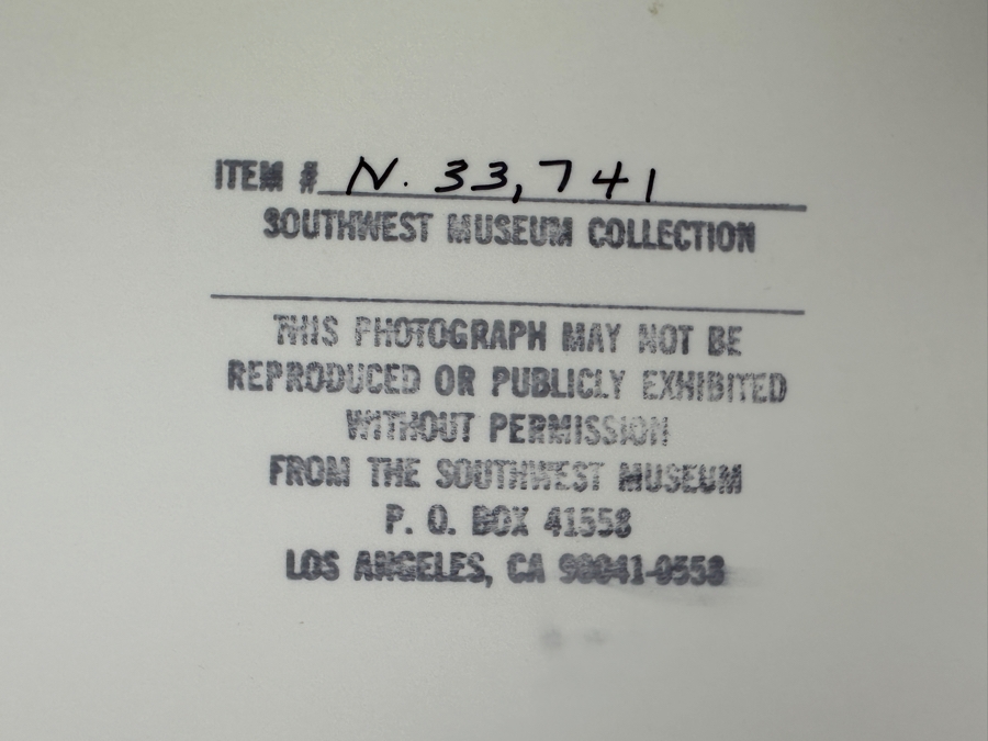 Just Added - Vintage George Wharton James Southwest Museum Collection Photograph Of Grevoja Pa, Oldest Woman Of The Pechanga Indians In Temecula 8 X 10 [Photo 5]