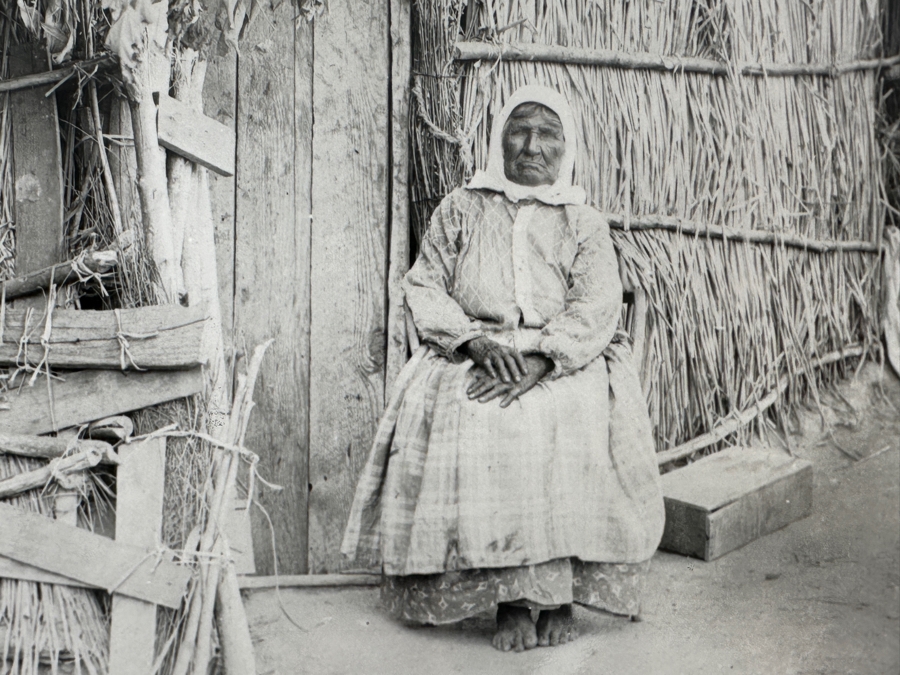 Just Added - Vintage George Wharton James Southwest Museum Collection Photograph Of Grevoja Pa, Oldest Woman Of The Pechanga Indians In Temecula 8 X 10 [Photo 2]