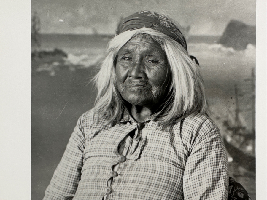 Just Added - Vintage Southwest Museum Collection Photograph Of The Wife Of Victorianno (Third Wife, 107 Years Old), Chief Of The Saboba Indians 5.5 X 9.5 [Photo 2]