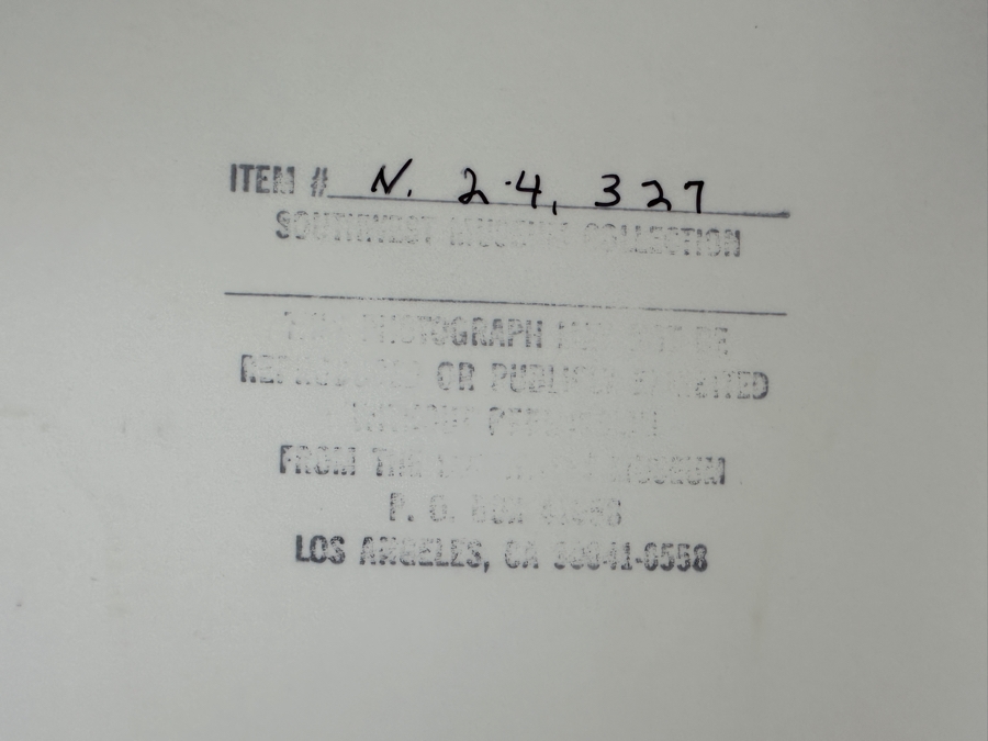 Just Added - Vintage Southwest Museum Collection Photograph Of The Wife Of Victorianno (Third Wife, 107 Years Old), Chief Of The Saboba Indians 5.5 X 9.5 [Photo 3]