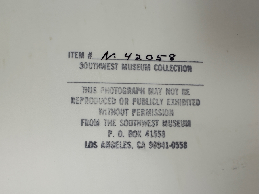 Just Added - Vintage Clifford P. Baldwin Southwest Museum Collection Photograph Of A Pictograph In Perris, CA 5.5 X 9.5 [Photo 5]