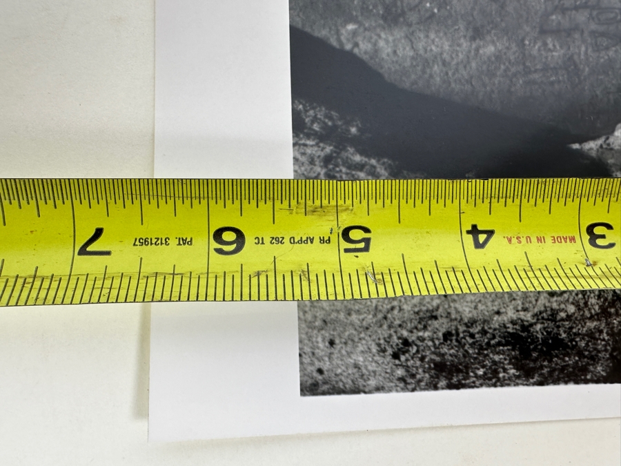 Just Added - Vintage Clifford P. Baldwin Southwest Museum Collection Photograph Of A Pictograph In Perris, CA 5.5 X 9.5 [Photo 3]