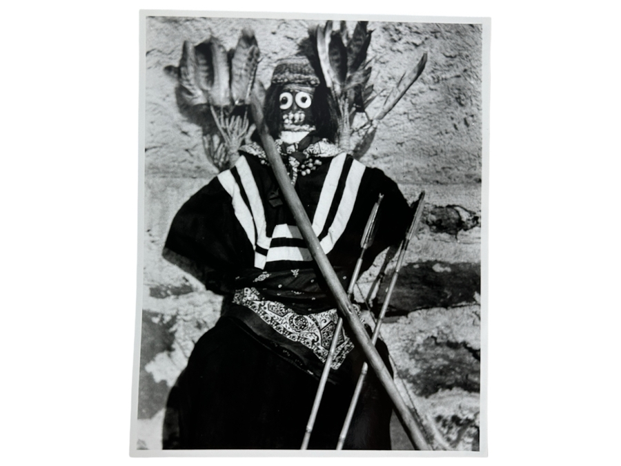 Just Added - Vintage May 1918 San Diego Historical Society Photograph Of Campo Indian Ritual 8 X 10