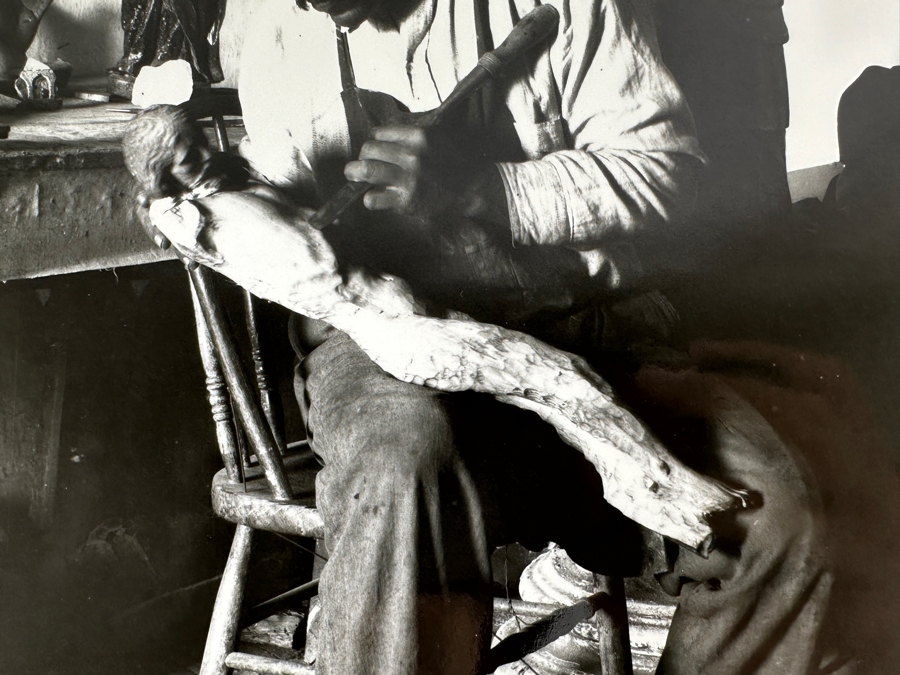 Just Added - Vintage 1907 San Diego Historical Society Photograph Of San Juan Capistrano Mission: L. T. Meza Santos Woodcarver 8 X 10 [Photo 4]