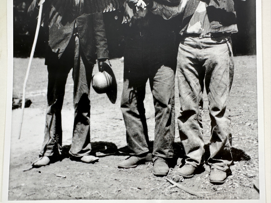 Just Added - Vintage June 1913 San Diego Historical Society Photograph Of Mesa Grande Indians 8 X 10 [Photo 3]