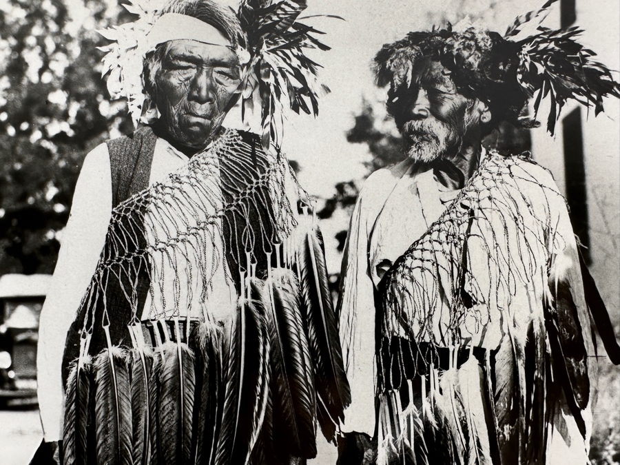 Just Added - Vintage April 17, 1924 San Diego Historical Society Photograph Of Chief Angel Quilp 8 X 10 [Photo 4]