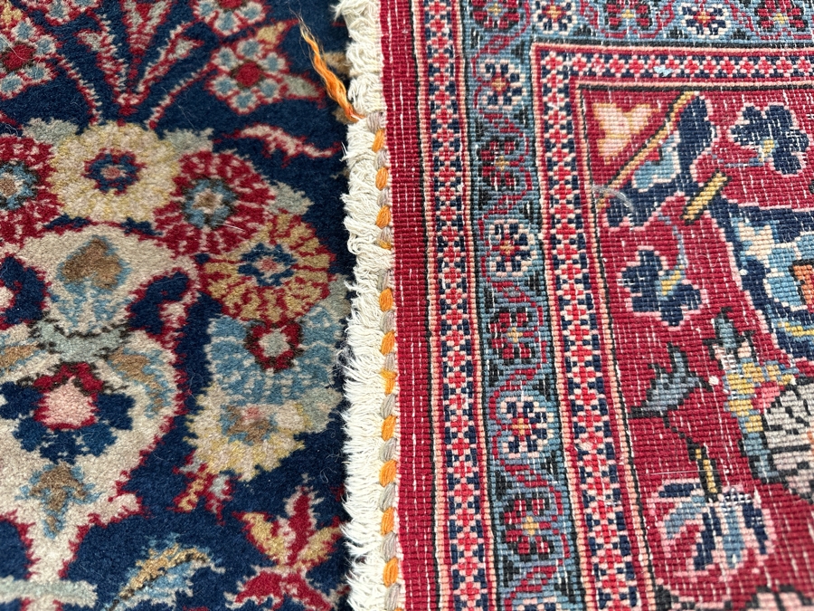 Signed Hand Knotted Wool Persian Area Rug Made In Iran 55' X 83' [Photo 8]