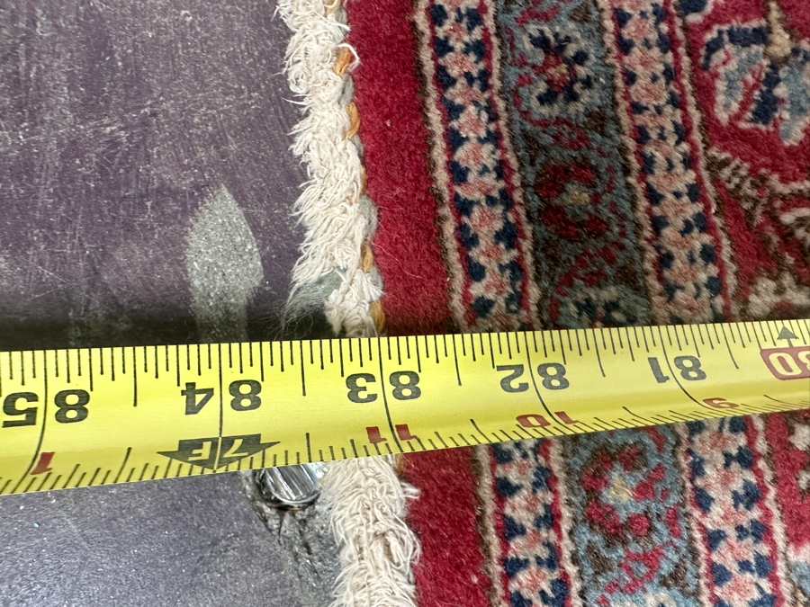 Signed Hand Knotted Wool Persian Area Rug Made In Iran 55' X 83' [Photo 11]